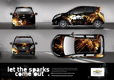 YCC 2010 winning Visual Arts project featured on Chevrolet